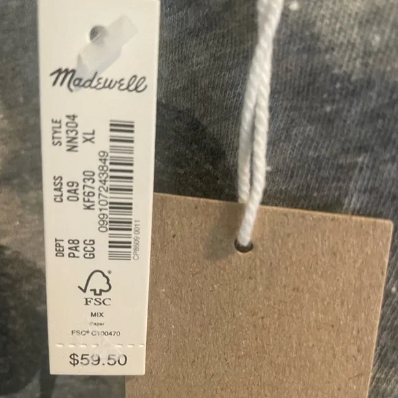 DISNEY X MADEWELL MICKEY RINGER TEE NWT SIZE XL - Picture 3 of 5